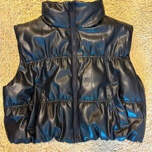 H&M Divided Puffer Vest | Cropped | Size Large
